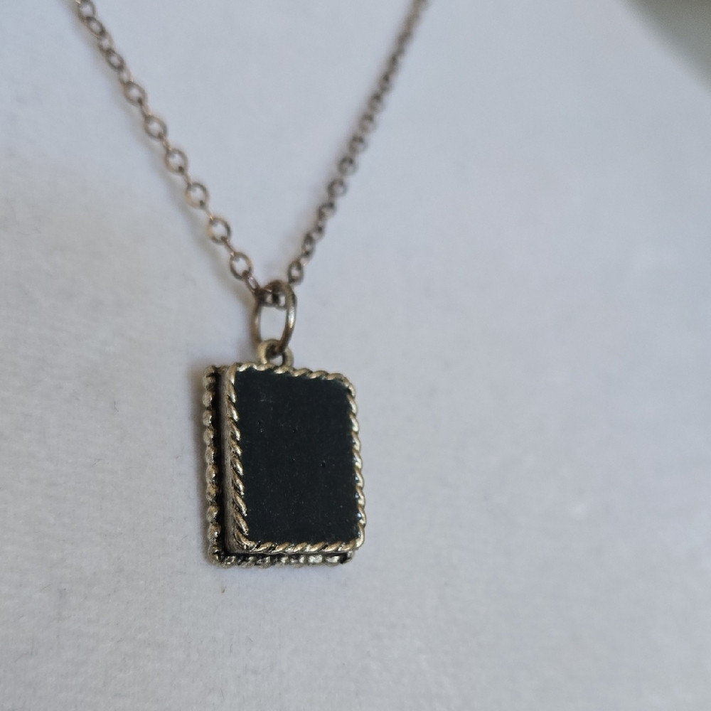 Brighton style Black Onyx Necklace